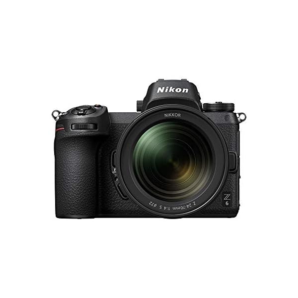 Nikon Z 6 Spiegellose Vollformat-Kamera mit Nikon 24-70 mm 1:4 S (24,5 MP, 12 Bilder pro Sek., 5 Achsen-Bildstabilisator, OLED-Sucher mit 3,69 Mill. Bildpunkten, AF mit 273 Messfeldern, 4K UHD Video)