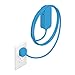 Bluelounge Portiko Blue - 6-foot extension cord with two 100V outlets and two USB ports