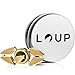 LOUP Gold Fidget Spinner - Gold Brass Metal Stress Reducer Executive Toy - R188 Bearings - Fidget Toys - For ADD, ADHD, Anxiety, and Autism
