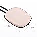 Mudder 2 Pieces Silk Eye Patch Elastic Eye Patches Lazy Eye Patches for Amblyopia Strabismus, Black and Flesh Pink