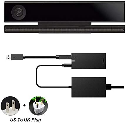 Mworld2 Portable Power Adapter for Xbox One S Xbox One X, Kinect 2.0 Sensor, Windows8/ 8.1/10 PC, USB 3.0 (US to UK plug)