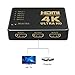 GANA Intelligent 5-Port HDMI Switch Switcher, Supports 4K, Full HD1080p, 3D with IR Remote,Black