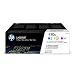 HP 410A | CF411A, CF412A, CF413A | 3 Toner Cartridges | Cyan, Yellow, Magenta primary