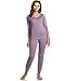 Leveret Women's Solid Marled 2 Piece Pajama 100% Cotton (Size XS-XL)