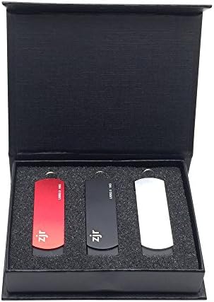 zjr usb flash drive 16 gb 3 pack Memory Stick Fold Storage Thumb Stick Pen Swivel Design New Style ( 3 Mixed Colors: Black Red Silver) Creative u disk gifts flash drive