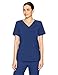 Iflex Scrubs for Women V-Neck Top with Stretchy Knit Side Panels CK605
