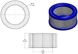 Replacement Air Intake Filter For Solberg 14