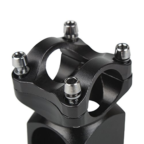 Andux 31.8mm Aluminum Alloy Bike Handlebar Stem Riser for BMX MTB 1pcs BL-02 (Black)
