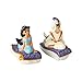 Enesco Disney Ceramics Aladdin and Jasmine Salt and Pepper Shakers, 2.75 Inch, Multicolor,6002269