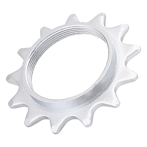 Bike Freewheel, High Strength Steel Single Speed Freewheel Flywheel Sprockets Parts for Fixed Gear Bike Bicycle(13T)