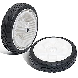 CheeMuii 119-0311 Lawn Mower Wheels 2 Pcs 8" Push