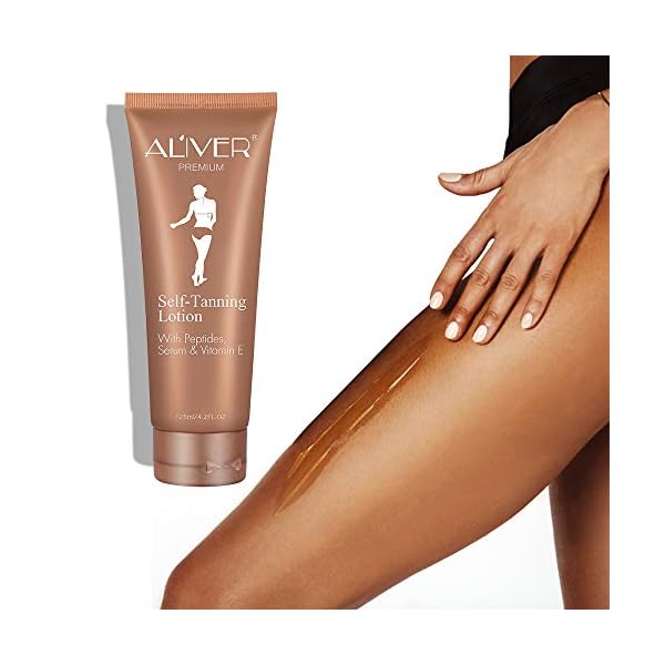 Self Tanning Lotion Body Makeup Natural & Organic Tanning Lotion Bronzing Tanning Lotion Advanced Suncream Protection…