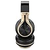 BASEMAN-Wireless-Bluetooth-Headphones-Over-Head-Wired-Wirelss-and-TF-Card-Mode-Lightweight-Foldable-Headphone-Hi-Fi-Stereo-Deep-Bass-Boosted-Earphone-for-Travel-Work-for-Phone-TV-PC-Black-Gold BASEMAN Wireless Bluetooth Headphones Over Ear, Long Battery Life Stereo Deep Bass Headphones with Microphone TF Card…