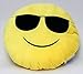 Emoji Pillows, Plush Cushion with Various Emoticon Expressions Faces Moods. Random Assorted Styles and Designs. Styles and Designs Will Vary at Random When Shipped by Amazon or by Perfect Life Ideas