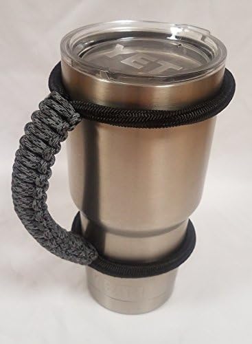 Handle fits RTIC, SIC cups, Ozark Trail, Yeti and most 30 oz Tumblers Titanium (HANDLE ONLY)