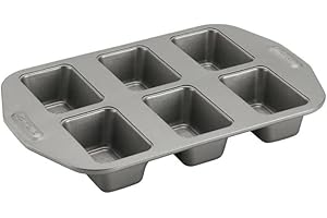 Circulon Nonstick Bakeware 6-Cup Mini Loaf Pan, Gray - ,6 cup