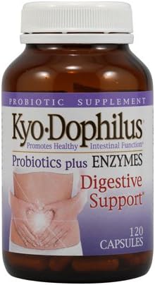 Kyolic Kyo-dophilus Probiotics Plus Enzymes - 120 Capsules