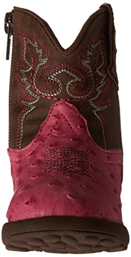Roper Girls' Annabelle Western Boot, Pink, 3 M US Infant