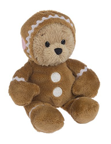 Ganz Wee Bears Gingerbread Holiday Bear In Gingerbread Man Costume