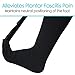 Vive Plantar Fasciitis Stretch Sock - Non Slip Calf Night Relief for Heel, High Arch Pain - Achilles Tendonitis Therapy Foot Support Sleeve Stretcher - Compression Sleeve - Men, Women (L/XL)