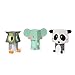 Manhattan Toy Mix & Match Owl, Elephant & Panda Magnetic Wooden Stacking Block Toy Set Baby Toy