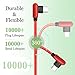 Right Angle USB C Cable Type C 90 Degree Charger 4 Pack 1ft 3ft 6ft 10ft Fast Charging Cable Rapid Charging Cord for Samsung Galaxy S10 S8 S9 Note 8 9 iPad LG V30 G6 Pixel Nexus Tablet