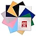 ATNTY Easy to Weed Heat Transfer Vinyl HTV for T-Shirts 12 Inches by 12 Inches Sheets 10 Colors Bundle
