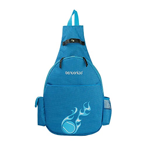 Bronze Times(TM) Tennis Racquet Backpack-Blue