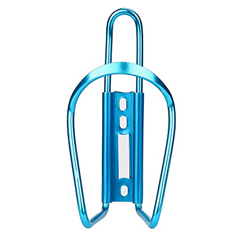 YALANK Bike Water Bottle Holder,Bicycle Water Bottle Cage Holder,Lightweight Bike Water Bottle Cages,Aluminum Alloy Cycling Water Bottle Rack Holder Cage for Cycling MTB Bike Road Bike,Blue