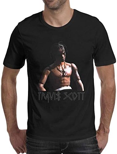 Travis-Scott-Doll-Novelty-Memorabilia- Basic Loose Solid Tee Shirt