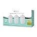 Santevia Water Filter Pitcher Replacement Filters, 3-Pack, Compatible with Santevia Classic Pitchers Only, Alkaline, Adds Back Minerals