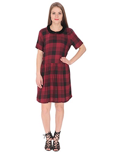 one piece dress checks