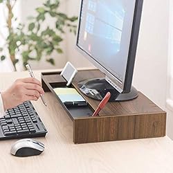 SANWA Stable Desk Monitor Stand Riser with Metal