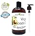 Premium Organic Unrefined/Virgin Avocado Oil, 16oz with Pump, Imported from Italy, 100% Pure, Non-GMO, Cold Pressed, Food Grade, Green in Color