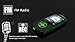 RUIZU Sport Bluetooth 16 GB MP3 Player Hifi Lossless Sound with FM Radio (Easy to operate) -Support up to 64GB Micro SD Card-Blue