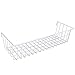 Kaforise Multifunction Mesh Wire Metal Wall Grid Panel Mounted Storage Basket Organizer/Balcony Plant Holder/Shelf Flower Pots Holder White