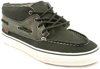 Vans Chukka Del Barco Decon CA Mens Size 12 Black Apron Textile Chukka Boots