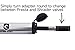 Portable Mini Bike Pump with LED Wheel Spoke Light - Quick Release Frame Mounted Micro Bicycle Tire Hand Pump Compatible with Presta Or Shrader Valves - Sturdy Aluminum
