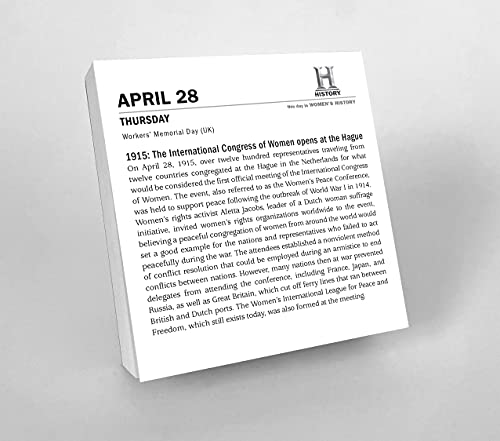 2022 History Channel This Day In Women s History Boxed Calendar 365 