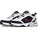 Nike Air Monarch IV Training Shoe (4E) - White/Black/Varsity Red, Size 9.5 US