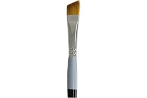 Trekell MIDZ Desert Blaze - Synthetic Artist Brushes for Oil, Acrylic and Watercolor Angle - 369A Series / 1/2"