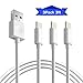 Marchpower Charger Cable Charging Cables USB Charger Cord 3PACK 3FT Compatible with Phone Xs Max XR X 8 7 7 Plus 6s 6s 6 6 Plus 5 5S 5C SE Pad Pod (White) primary