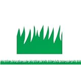 Hygloss HYX33601 Classroom Diecut Borders 3"X36" 12/Pkg-Green Grass, Multicolor