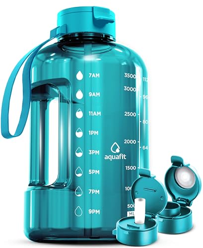 Aquafit 1 Gallon Water Bottle Time Marker