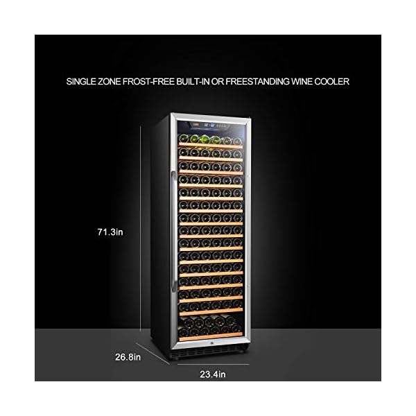 Lanbo-Compressor-Built-in-Single-Zone-Wine-Cooler-with-Safety-Lock-171-Bottles