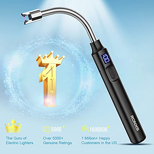 RONXS Lighter Advance, Electric Candle Lighter with Digital Screen