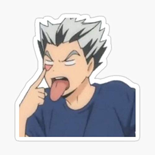 Bokuto Bleh Sticker - Sticker Graphic - Auto, Wall, Laptop, Cell, Truck Sticker for Windows, Cars, Trucks at Amazon