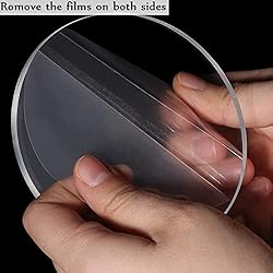 GetWant Clear Plexiglass 8" Round Acrylic Sheet