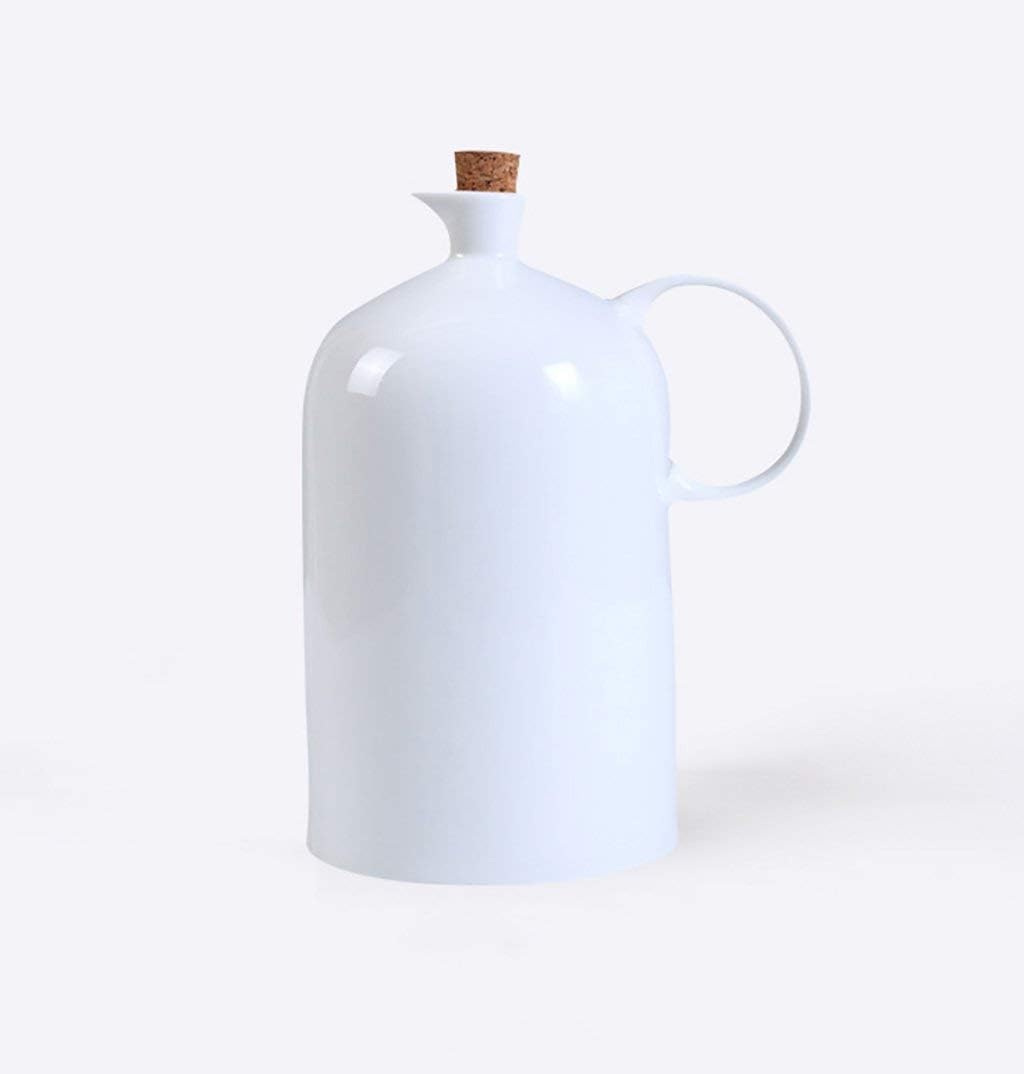 JYtwg Spice Jars seasoning box kitchen ceramics Seasoning container Condiment bottles Spice jar Seasoning cans Seasoning rack Oil pot Vinegar pot Soy sauce pot (Size : 750ml)