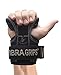 Cobra Grips PRO Weight Lifting Gloves Heavy Duty Straps Alternative to Power Lifting Hooks for Deadlifts with Built in Adjustable Neoprene Padded Wrist Wrap Support Bodybuilding (PRO Black Leather)